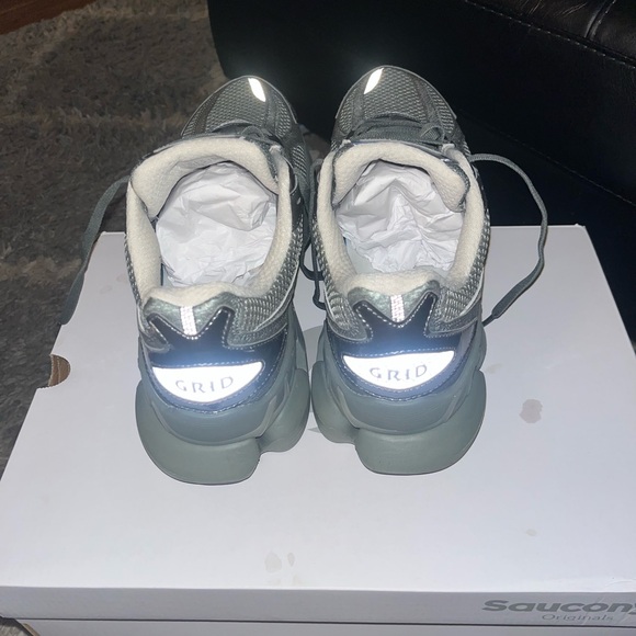 Saucony Metallic Gray Running Shoes